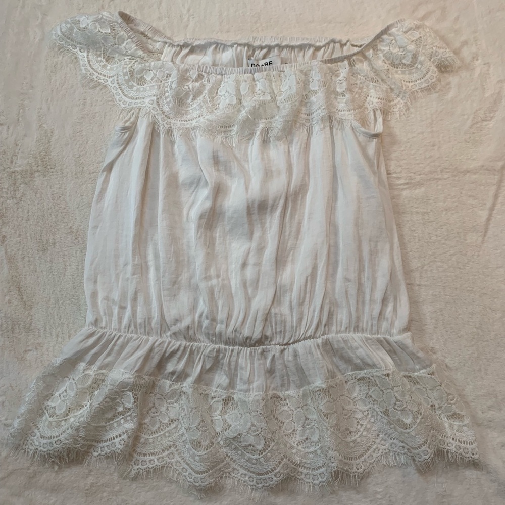 Off The Shoulder Lace Blouse